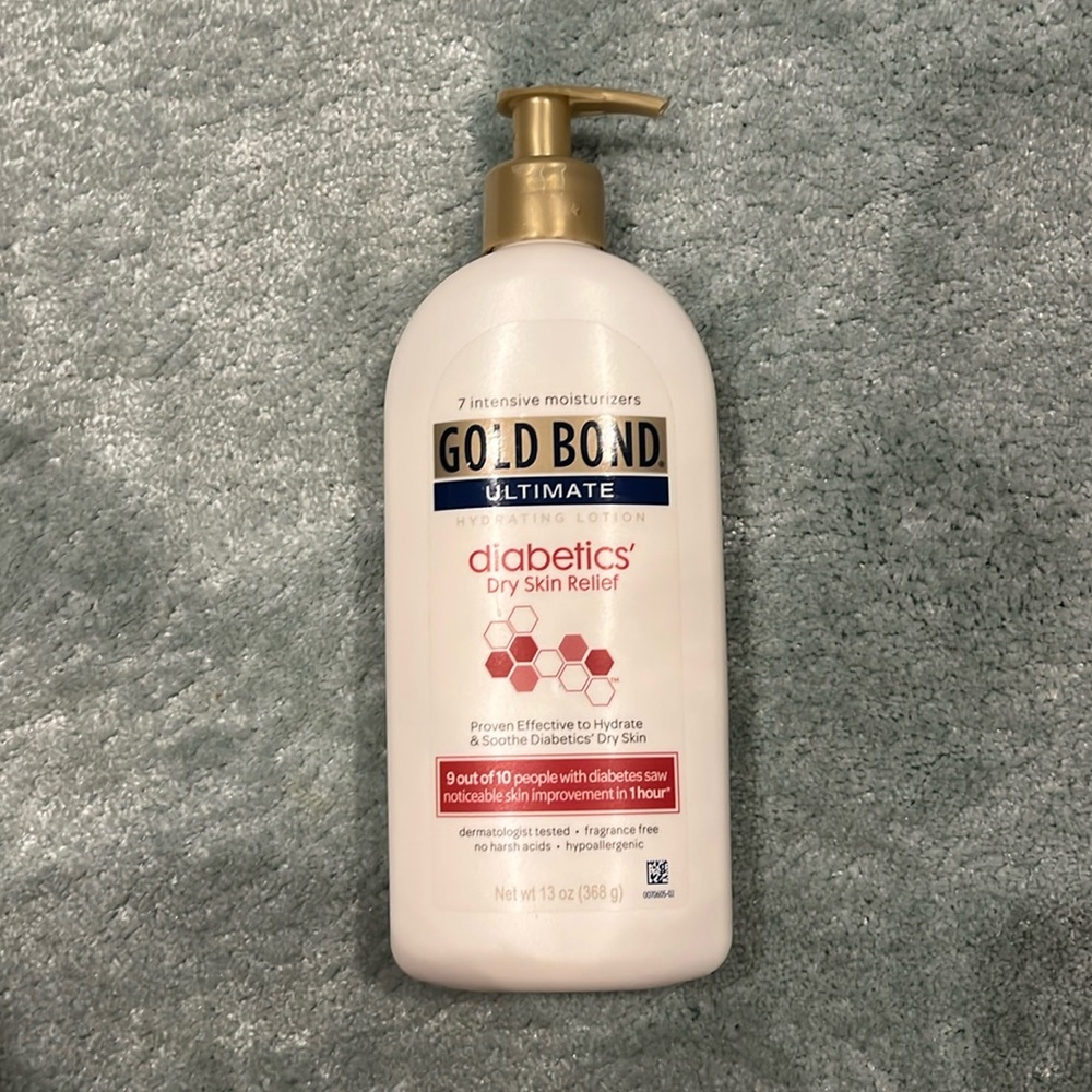 NEW Gold Bond diabetics dry skin relief lotion 13oz